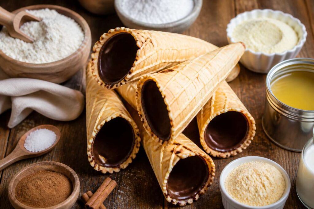 Recette de cornets de glace maison