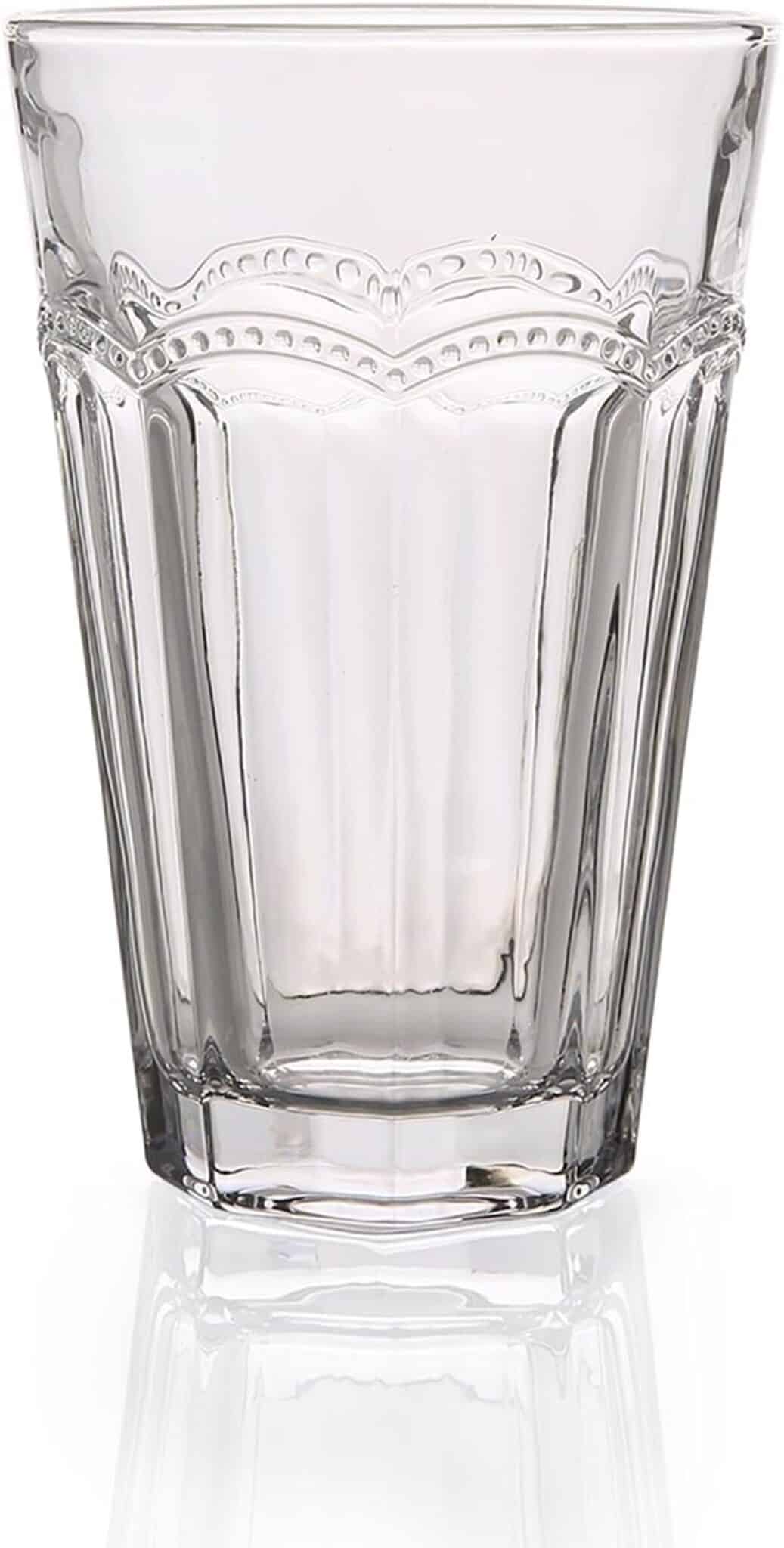 Avis : verres à thé glacé transparents à base épaisse