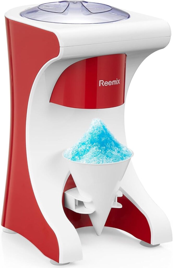 Test de la machine à glace rasée Reemix