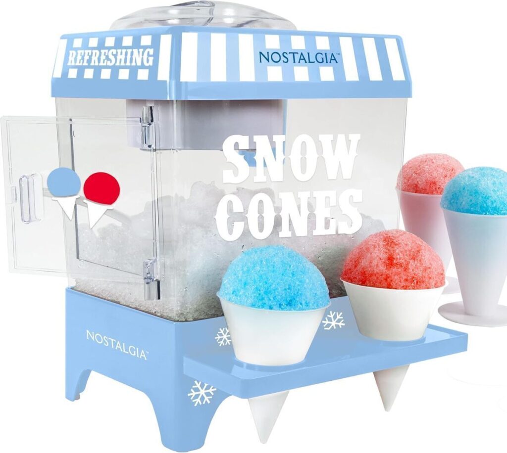 Test : machine à glace rasée nostalgia snow cone vintage