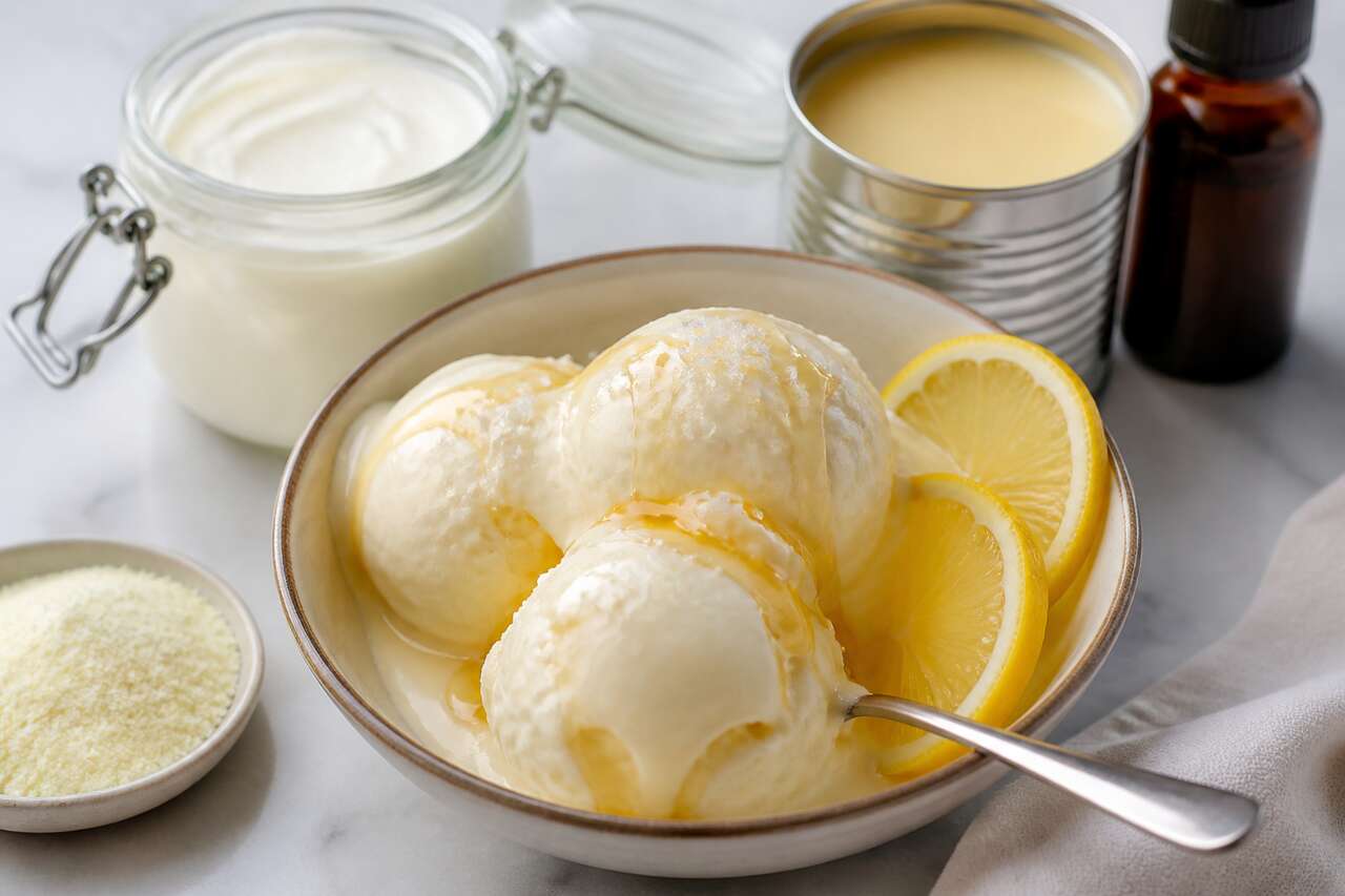 Recette de glace au yaourt maison