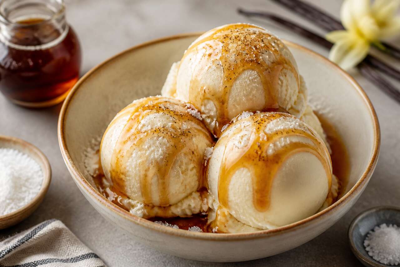 Glace au sirop d'érable : recette gourmande