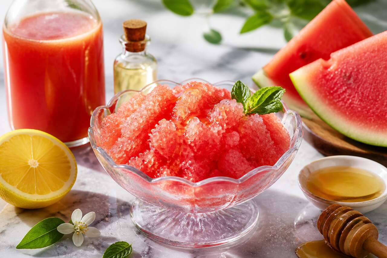 Granité de pastèque : recette rafraîchissante de granita maison