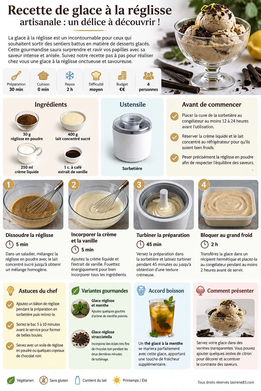 Fiche recette Recette de glace &agrave; la r&eacute;glisse artisanale : un d&eacute;lice &agrave; d&eacute;couvrir !